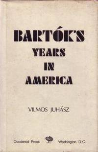 Bartoks Years in America.