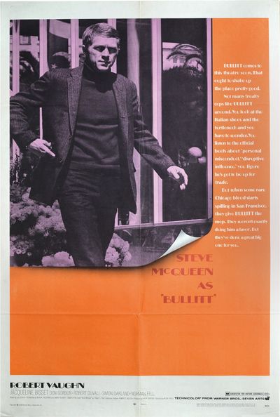 Bullitt (Original one sheet poster for the 1968 film)