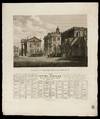 OXFORD ALMANACK FOR 1800 THE PRINTING HOUSE, THE SHELDONIAN THEATRE, AND THE ASHMOLEAN MUSEUM<br>A View of the Theatre, Printing House, &c. The Oxford Almanack For the Year of our Lord God MDCCC