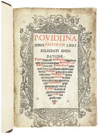 [Fasti] P. Ovidii Nasonis Fastorum Libri Diligenti Emendatione