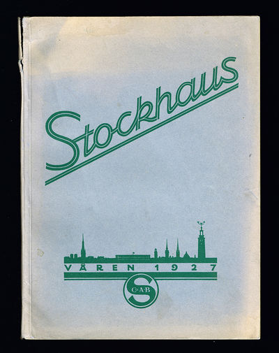 Stockhaus. Våren 1927. [=Omslagstitel.]
