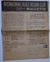 International Blues Record Club Bulletin. Vol.2, No.1, Winter 1962/63