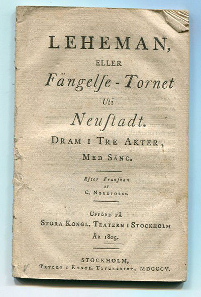 Leheman, eller fängelse-tornet uti Neustadt. Dram…