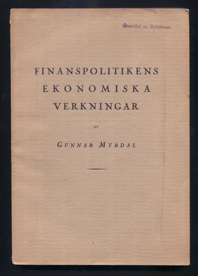 Finanspolitikens ekonomiska verkningar.