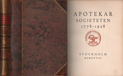 APOTEKARSOCIETETEN 1778-1928.