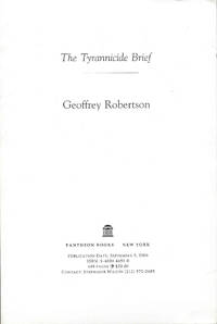 image of The Tyrannicide Brief