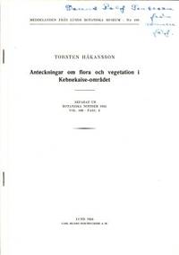 Anteckningar om flora och vegetation i…