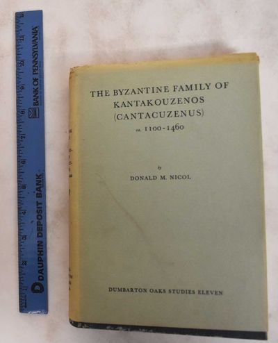 Washington: Dumbarton Oaks Center for Byzantine Studies, 1968. Hardcover. VG-/VG- (light scuffing to...