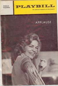 APPLAUSE PLAYBILL PROGRAM