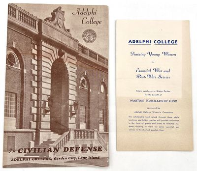 Adelphi College in Civilian Defense" -- WWII-era Promotional Booklet for Adelphi's Civilian Defense Program