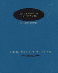 Case Problems in Finance