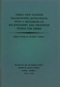 image of Three New Slender Salamanders (Batrachoseps) with a Discussion of Relationships and Speciation within the Genus