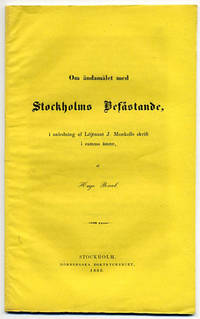 Om ändamålet med Stockholms befästande, i…