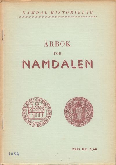 Årbok for Namdalen 1959.