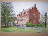 image of Original Artwork Entitled "Farmhouse, Bethpage Park, NY"