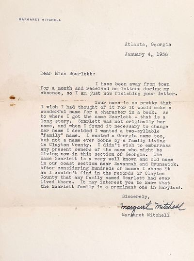Typed Letter Signed [TLS]