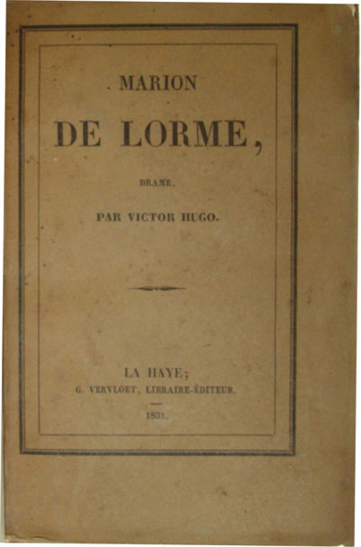 Marion de Lorme. Drame.