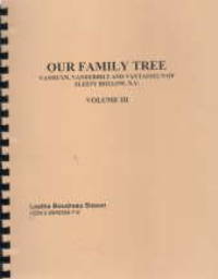 cover of Our family tree : Vanduyn, Vanderbilt and Vantassel's of Sleepy Hollow, N.Y. . Vol. III