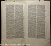 EARLY FOLIO APPOSITE LEAVES, DUTCH LANGUAGE, HISTORIATED INITIAL.