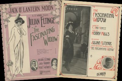 Collection of Five Pieces of Sheet Music Composed for Drag Performer Julian Eltinge, 1910–1917