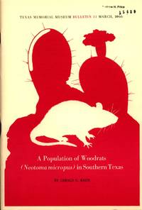 A Population of Woodrats (Neotoma Micropus) in Southern Texas