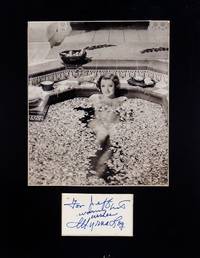 Inscribed black & white publicity photo