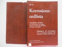 image of Korrosions-ordlista Nordiska termer: English, French german. Glossary of Corrosion Terms in Scandinavian Languages