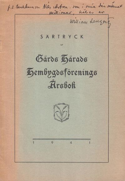En mångmillionär från Gärds [= rubrik].