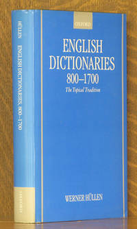 image of English Dictionaries 800-1700 The Topical Tradition