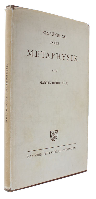 Einführung in die Metaphysik. - [THE DISABLEMENT…