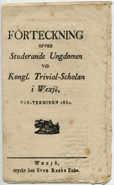 Förteckning öfver studerande ungdomen vid kongl.…