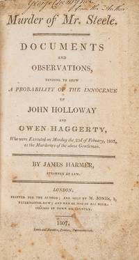Murder of Mr. Steele: Documents and Observations Tending to Shew..