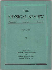 DISCOVERY OF POSITRONIUM: Evidence for the formation of positronium in gases. (Physical Review 82...