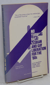 cover of No turning back: lesbian and gay liberation for the '80s; foreword by Malcolm Boyd