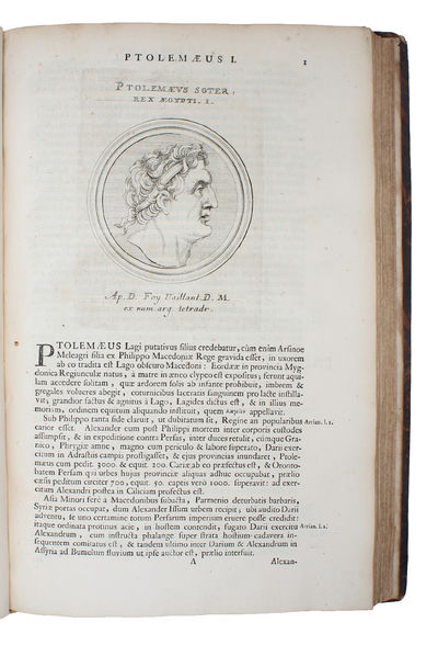 Historia Ptolemaeorum Aegypti Regum, Ad fidem NUMISMATUM accommodata. - [EXPLAINING THE PTOLEMIES BY THE HELP OF COINAGE] (photo 3)