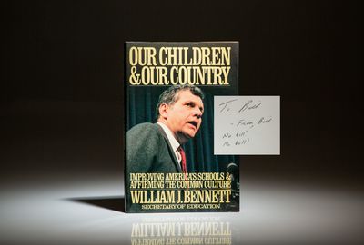 Our Children and Our Country; Improving America's Schools And Affirming The Common Culture