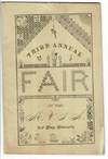 MINNESOTA: Premium list and rules and regulations of the third annual fair of the Mississippi Valley Industrial Association, to be held at their driving park and fair grounds, Red Wing..