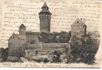 Burg von Osten, NÃ¼rnberg, Bavaria (Germany) on 1902 Postcard by Dr. Trenkler Co - 12 Feb 1902