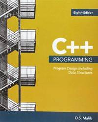 C++ Programming: Program Design Including Data Structures, Loose-leaf Version by D. S. Malik - 2017-08-04