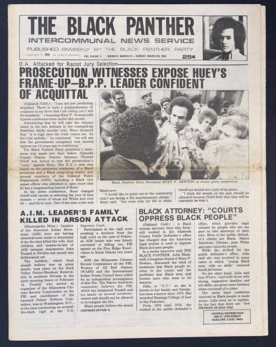 The Black Panther Intercommunal News Service. Vol. XIX no. 3 (Monday, March 12 - Sunday, March 25, 1979)