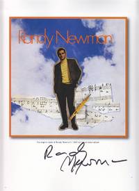 image of The Original Cover of Randy Newman's 1968 Self-Titled Debut Album - SIGNED BY RANDY NEWMAN