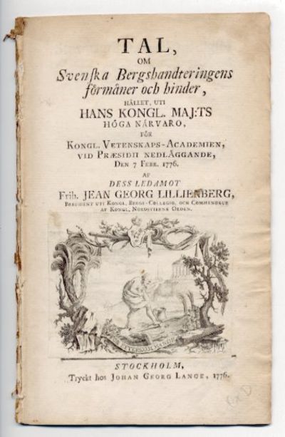 Tal, om svenska bergshandteringens förmåner och…