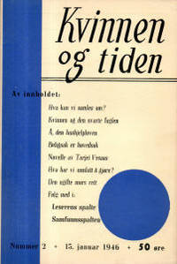 Kvinnen og tiden. Nummer 2  15. Januar 1946