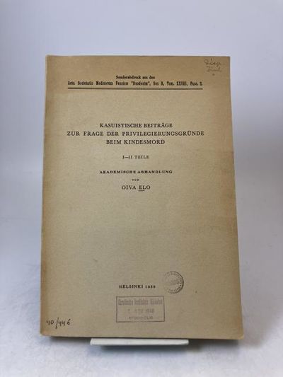Kasuistische Beiträge zur frage der…