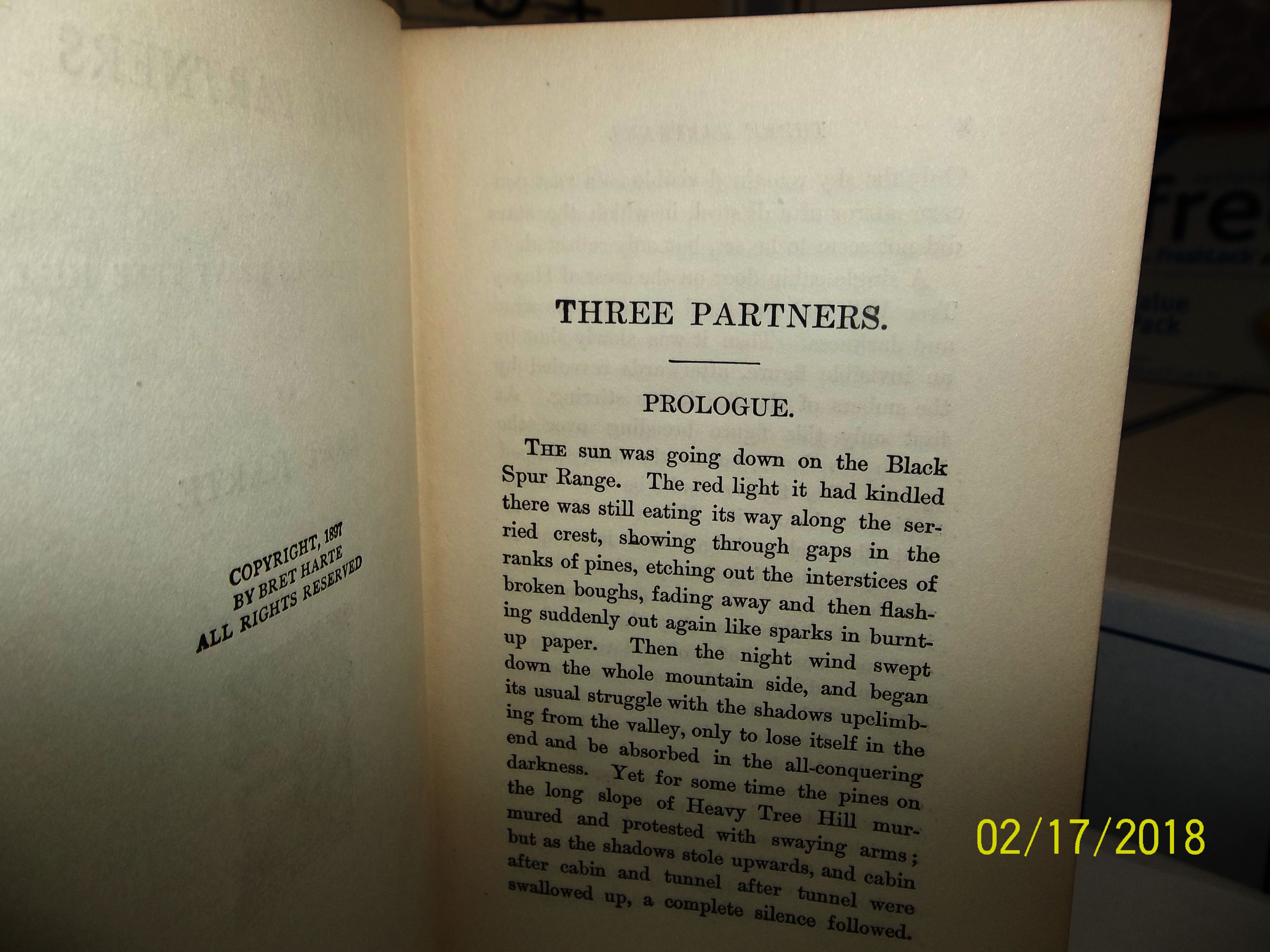 Three Partners Or The Big Strike on Heavy Tree Hill by Bret Harte
