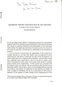 Aesthetic Theory and Practice in Art History. A…