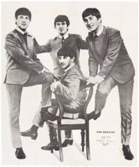 cover of The Beatles - Enormous Four Sheet Black and White Poster (1969)