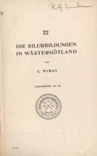 Die Silurbildungen in Wästergötland.
