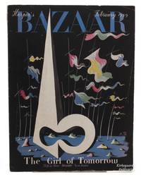 Harper's Bazaar February 1939: THE GIRL OF TOMORROW. Cover by Brodovitch.