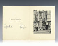 Queen Elizabeth and Prince Philip Signed Royal Christmas Card. by Elizabeth, Queen and Prince Philip - 1952